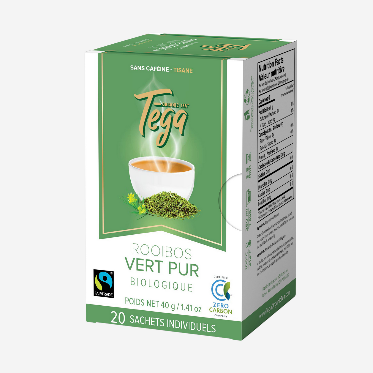 Green Rooibos Organic Fairtrade 20ct