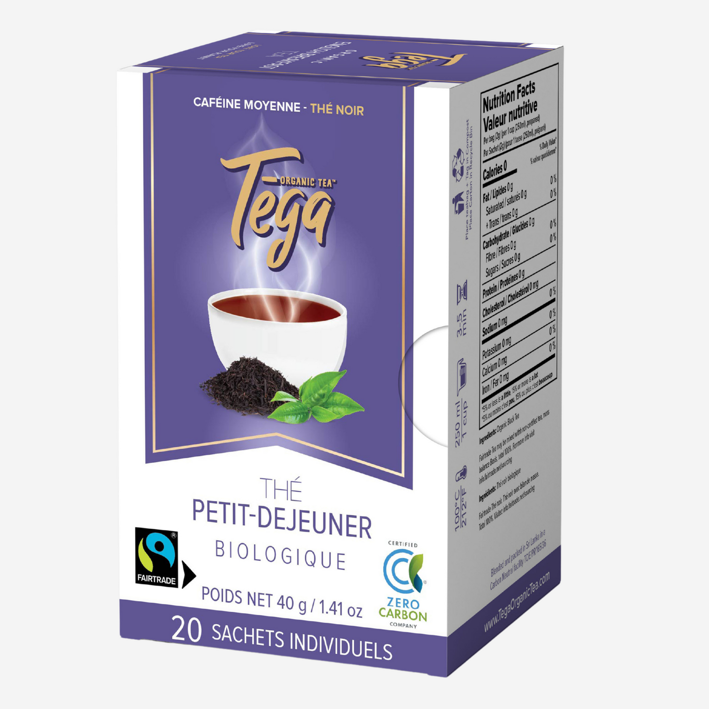 Breakfast Tea Organic Fairtrade 20ct