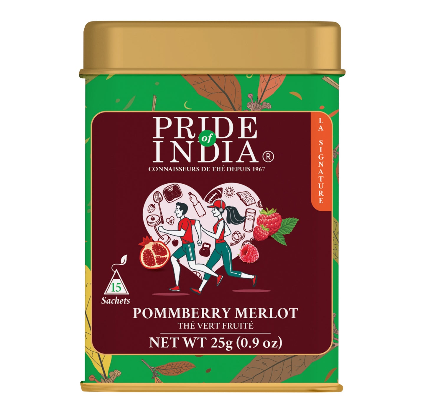PommBerry Merlot - Fruity Green Tea Bags