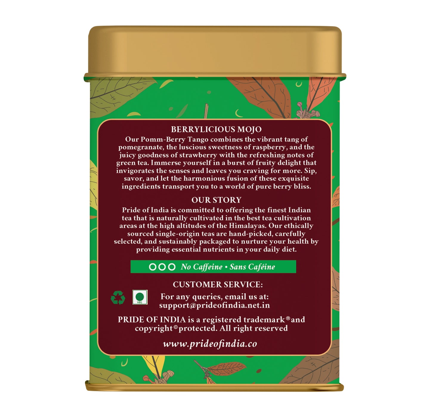 PommBerry Merlot - Fruity Green Tea Bags