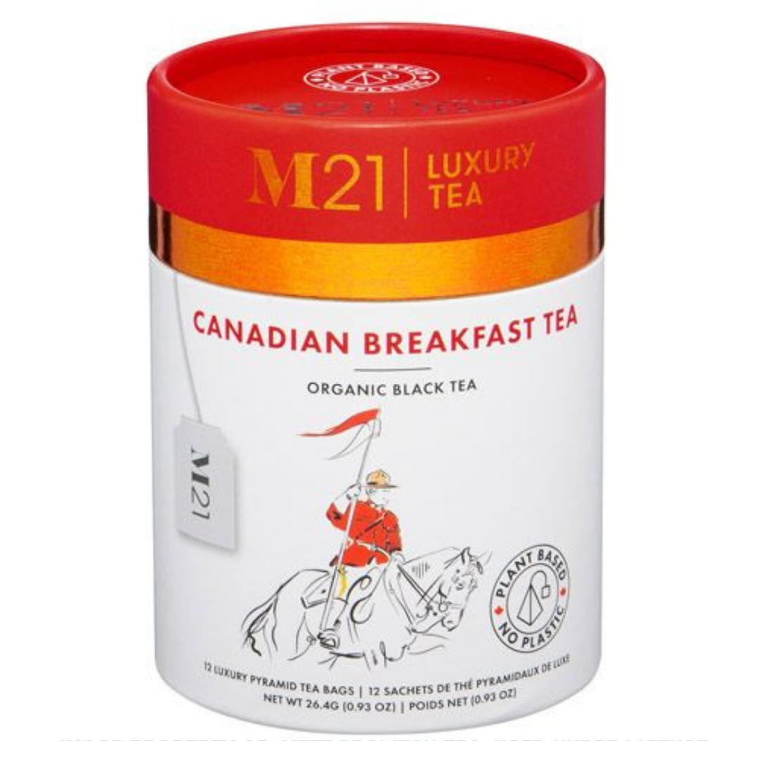 Canadian Breakfast Luxury Black Tea - 12ct Canister