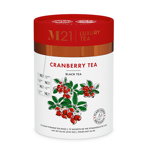 Cranberry Luxury Black Tea - 12ct Canister