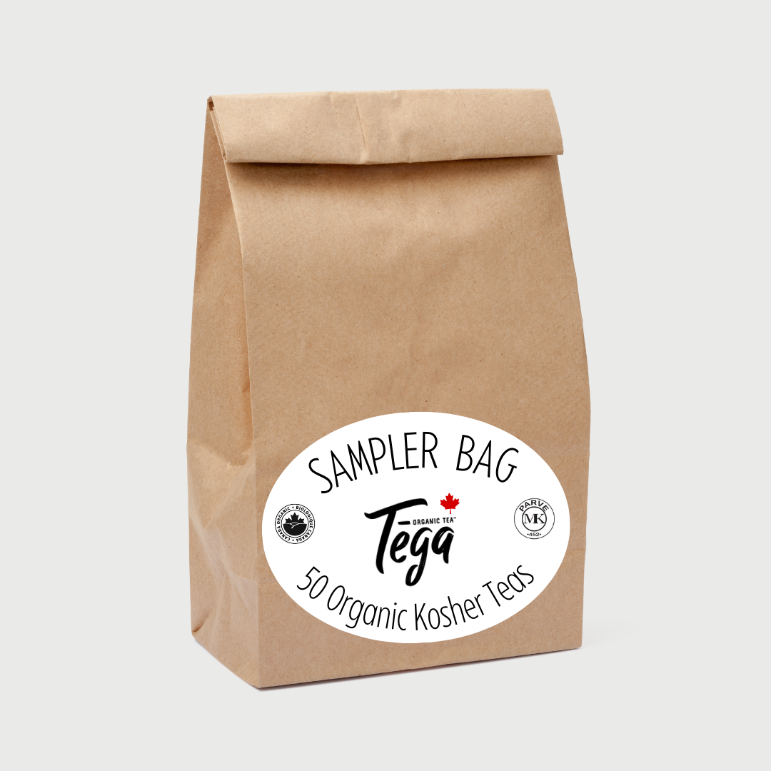 Organic Tea Sampler Bag - 50 Tea Bags